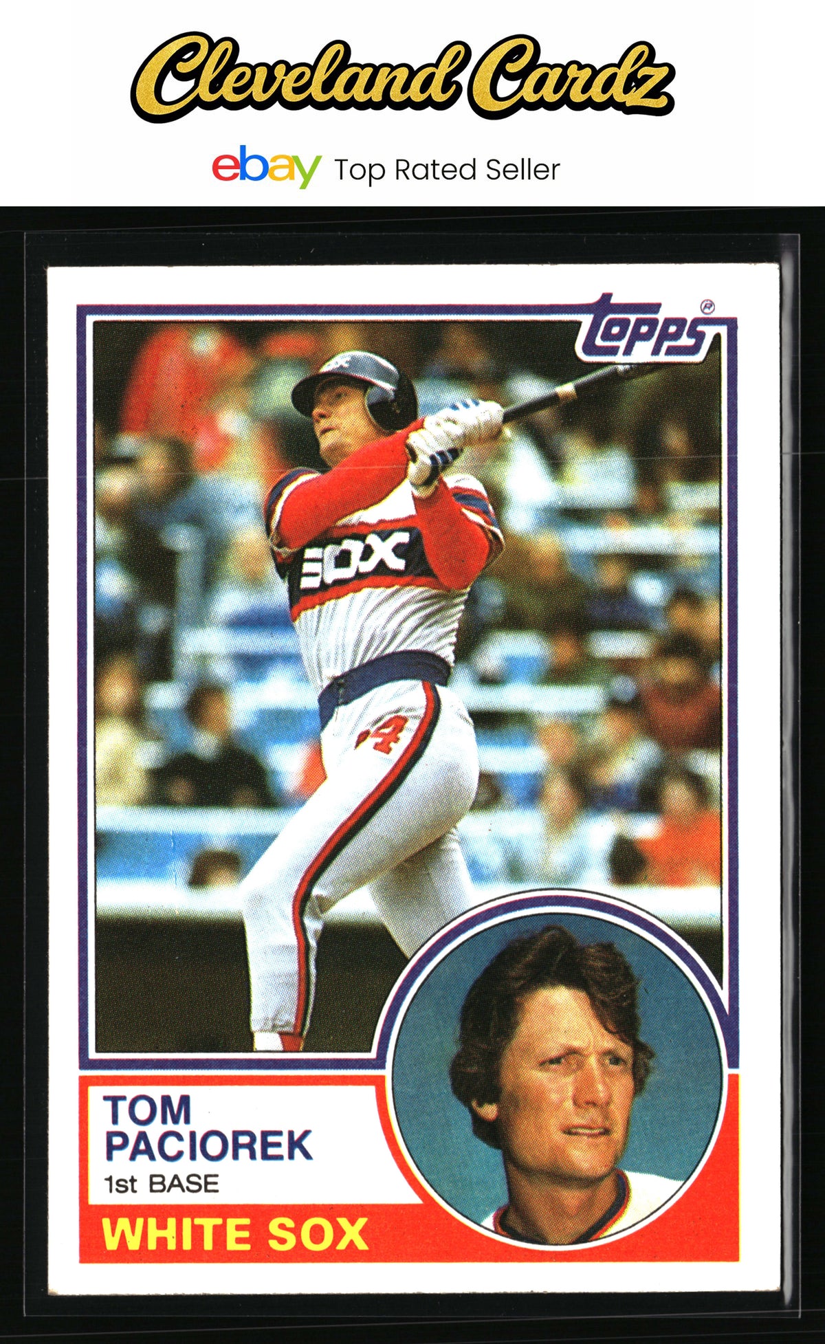 1983 Topps #72 Tom Paciorek