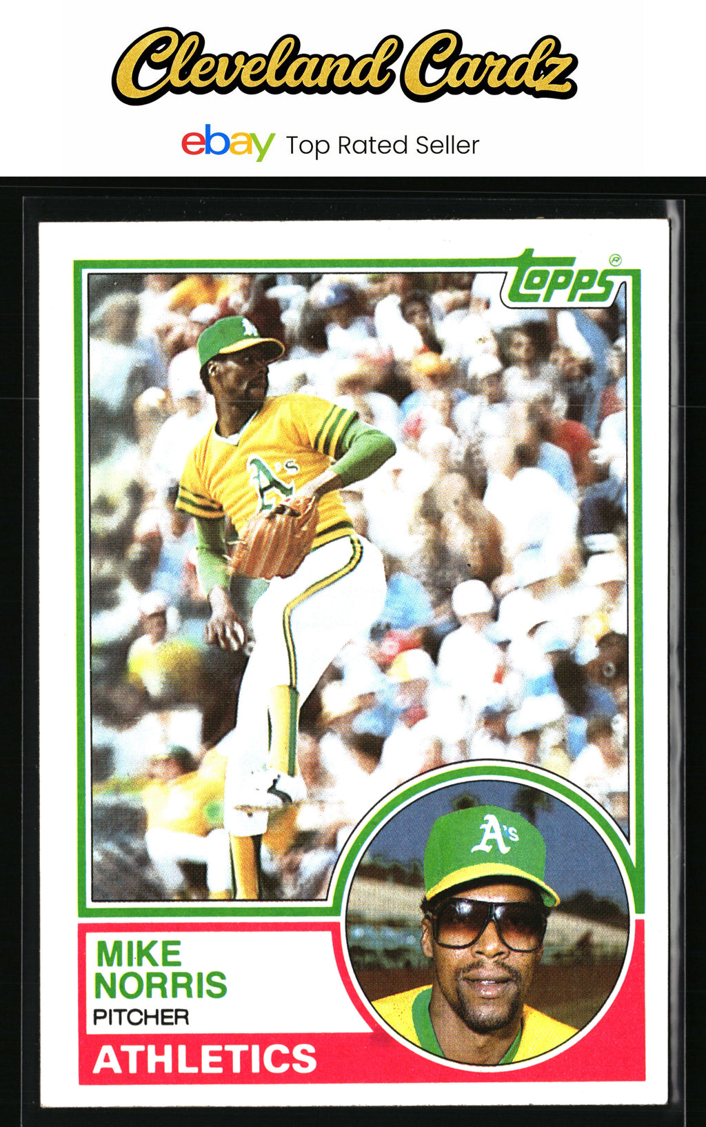 1983 Topps #620 Mike Norris