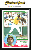 1983 Topps #737 Mitchell Page