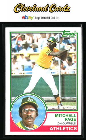1983 Topps #737 Mitchell Page