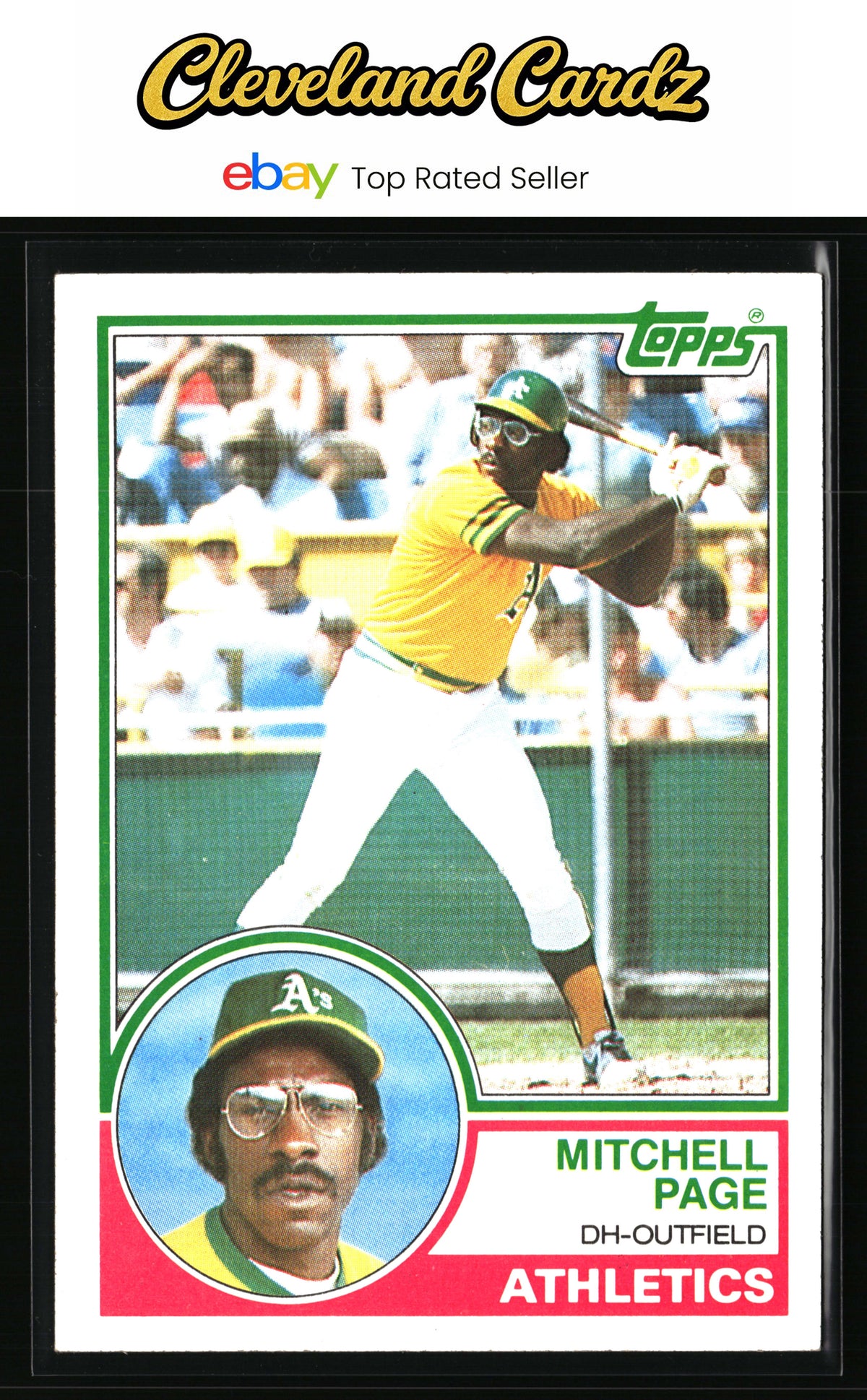 1983 Topps #737 Mitchell Page