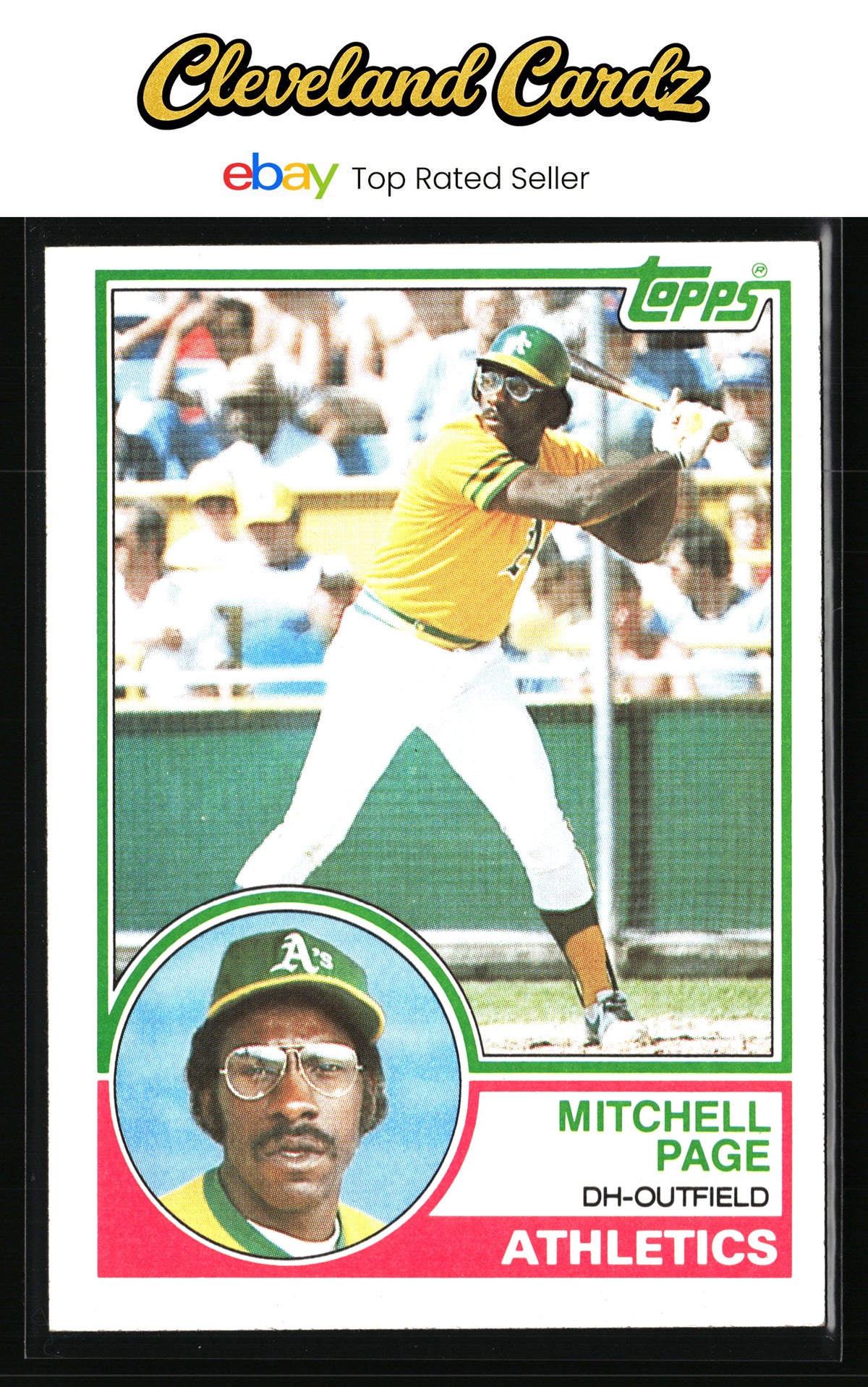 1983 Topps #737 Mitchell Page