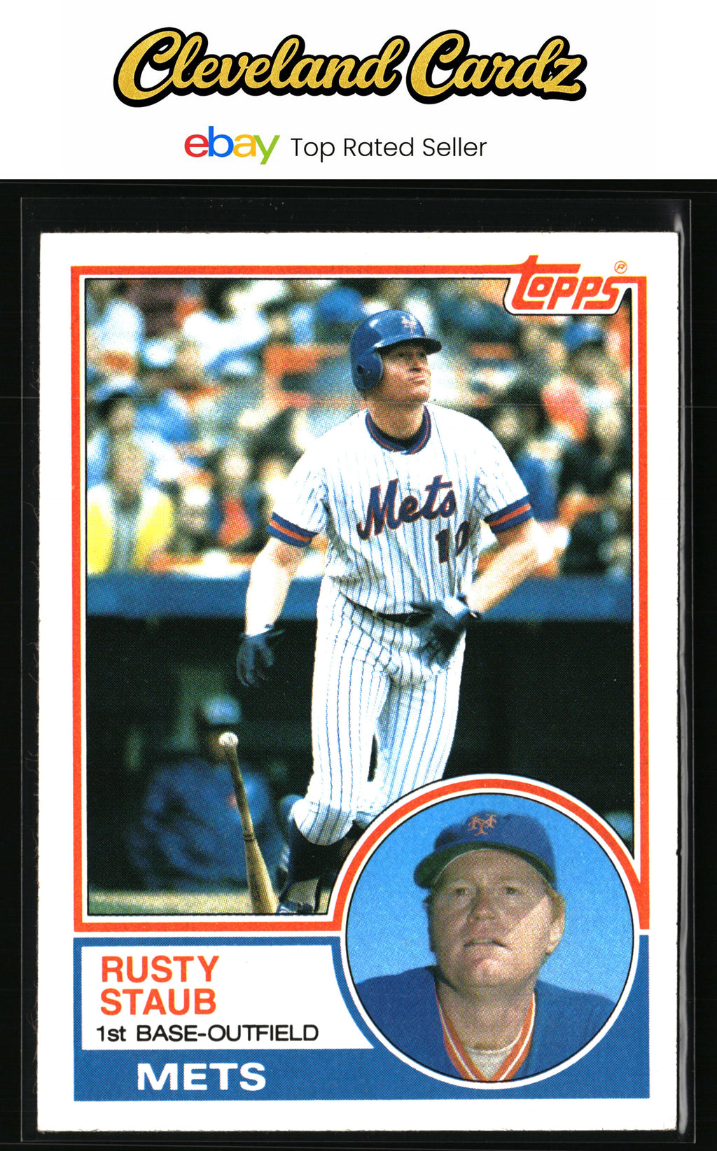 1983 Topps #740 Rusty Staub