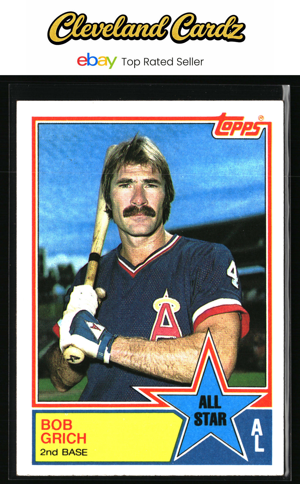 1983 Topps #387 Bob Grich