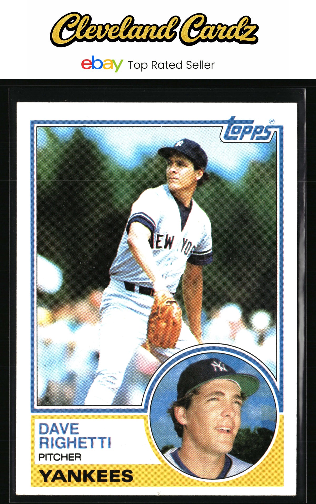 1983 Topps #176 Dave Righetti