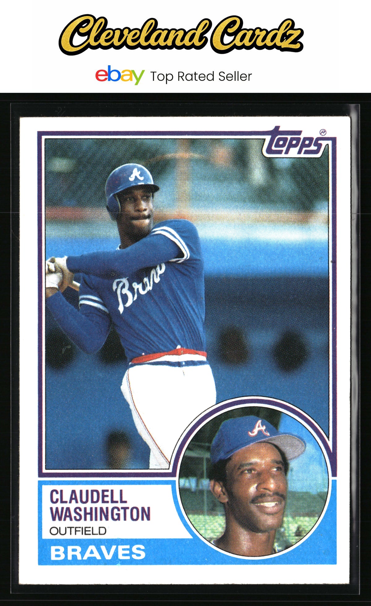 1983 Topps #235 Claudell Washington