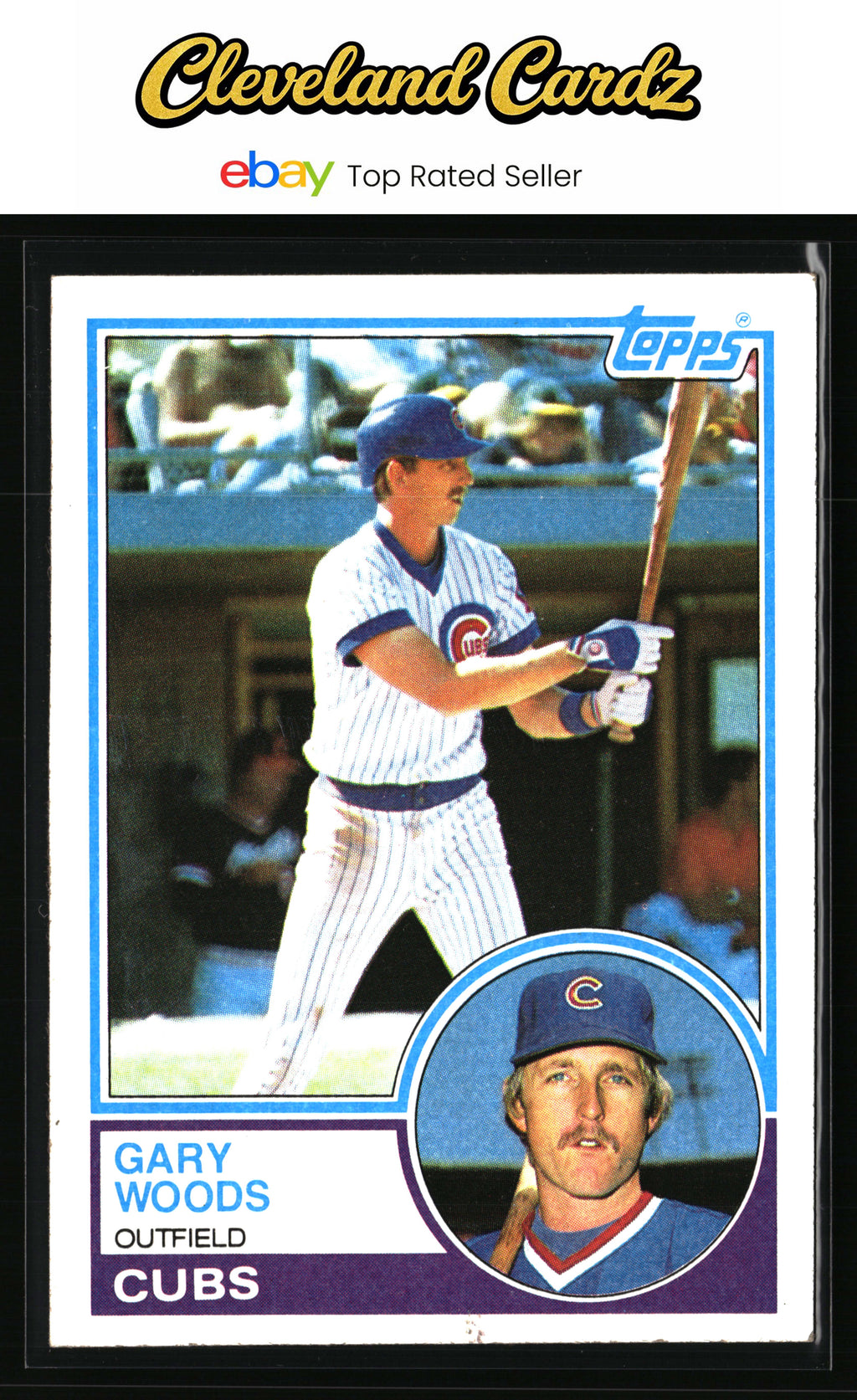 1983 Topps #356 Gary Woods