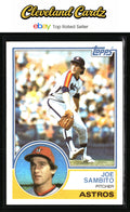 1983 Topps #662 Joe Sambito