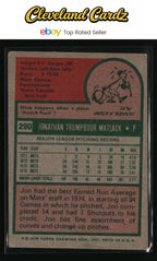 1975 Topps #290 Jon Matlack