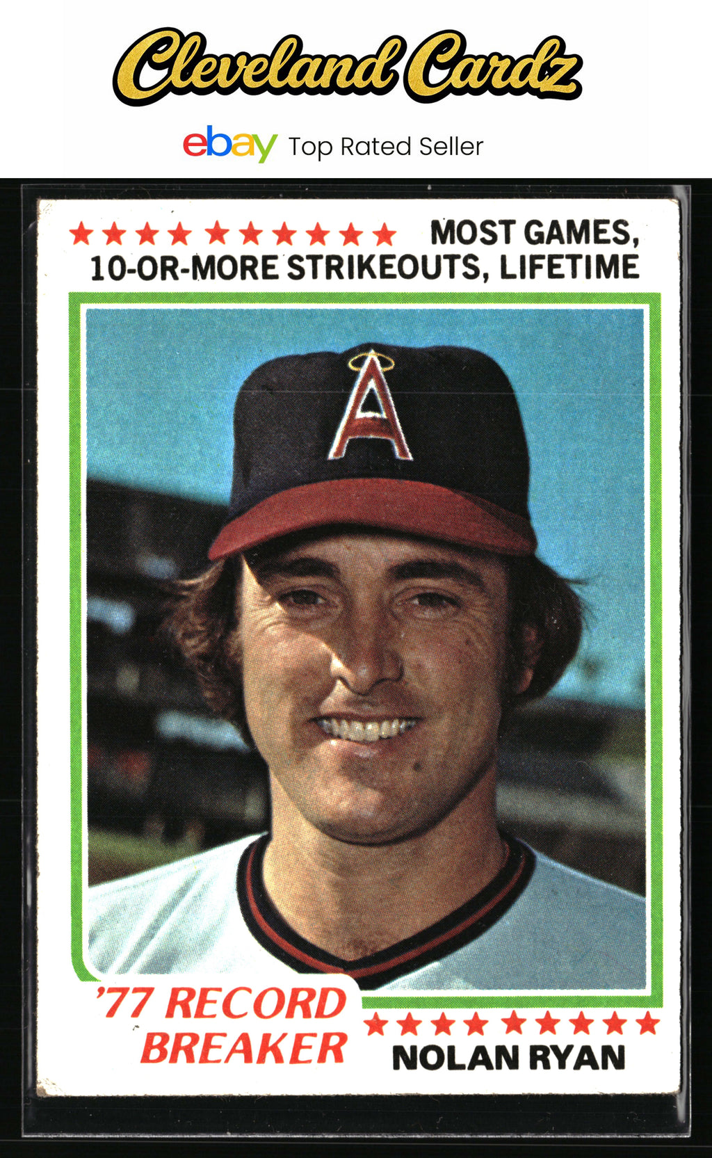 1978 Topps #6 Nolan Ryan