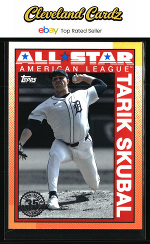 2025 Topps #90AS-1a Tarik Skubal 1990 Topps Baseball 35th Anniversary All-Stars