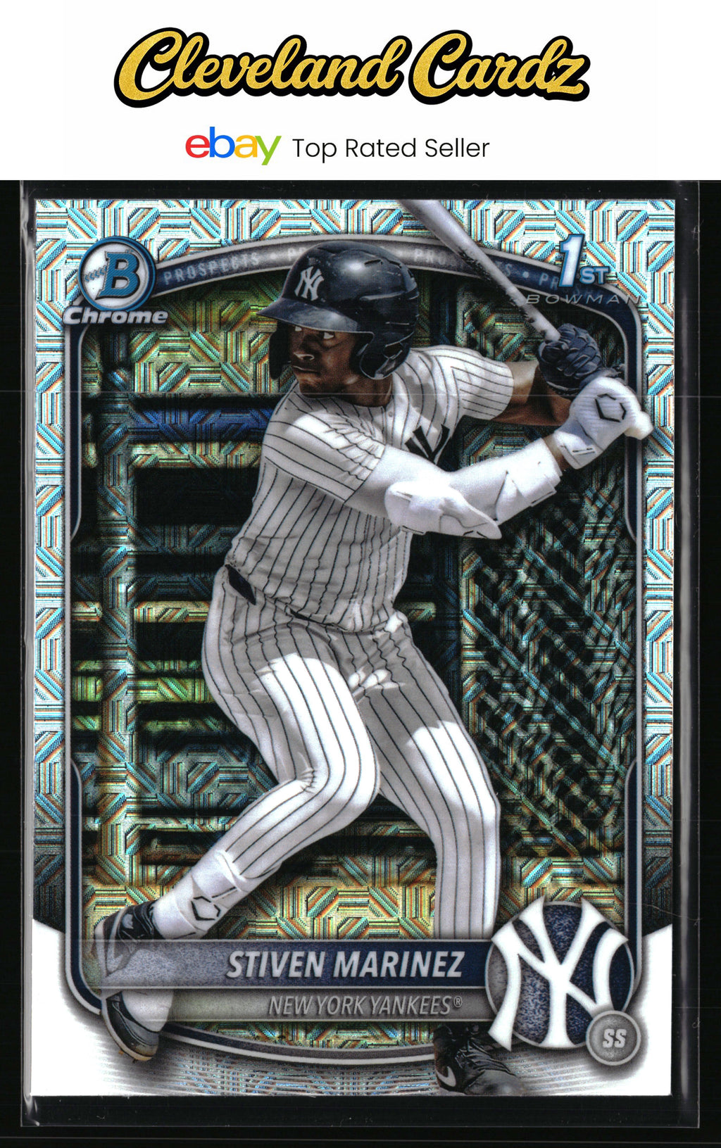 2025 Bowman Chrome #BCP-189 Stiven Marinez Prospects