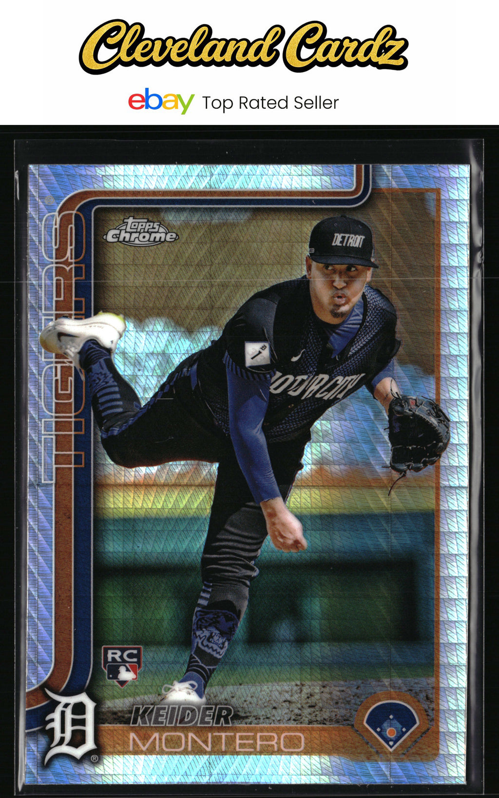 2025 Topps Chrome #7 Keider Montero Prism Refractors