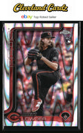 2025 Topps Chrome #147 Rhett Lowder RayWave Refractors