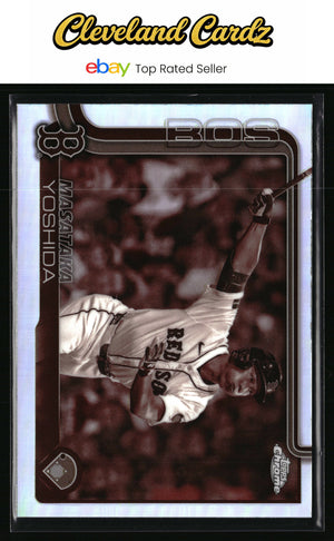 2025 Topps Chrome #141 Masataka Yoshida Sepia Refractors