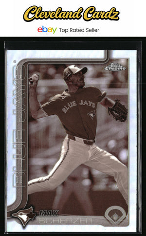 2025 Topps Chrome #260 Max Scherzer Sepia Refractors