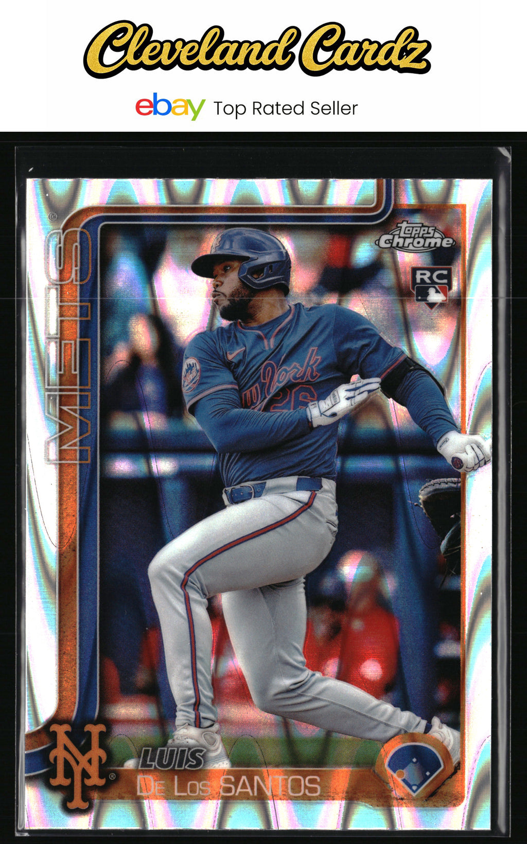 2025 Topps Chrome #74 Luis De Los Santos Topps Refractors