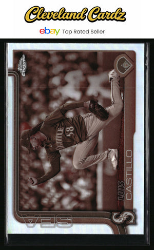 2025 Topps Chrome #69 Luis Castillo Sepia Refractors