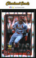 2025 Topps Chrome #244 Masyn Winn RayWave Refractors