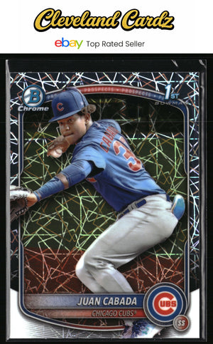 2025 Bowman Chrome #BCP-207 Juan Cabada Prospects Laser