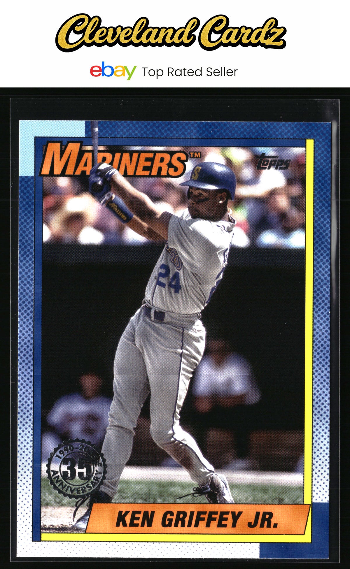 2025 Topps #T90-76 Ken Griffey Jr. 1990 Topps Baseball 35th Anniversary
