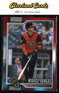 2026 Topps Chrome #49 Miguel Vargas Red White and Blue Refractors
