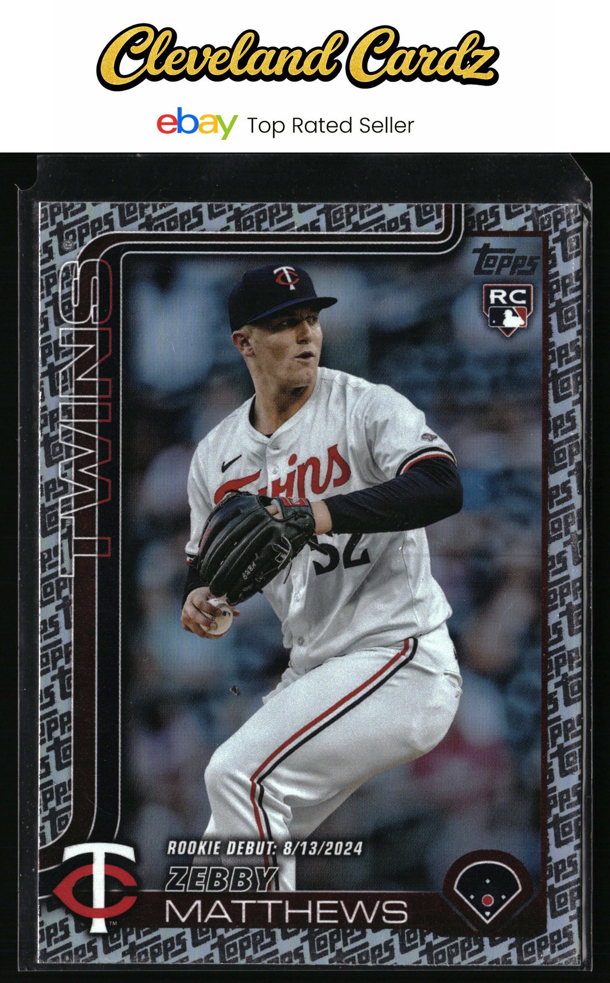 2025 Topps Update #US37 Zebby Matthews Topps Logo Foil