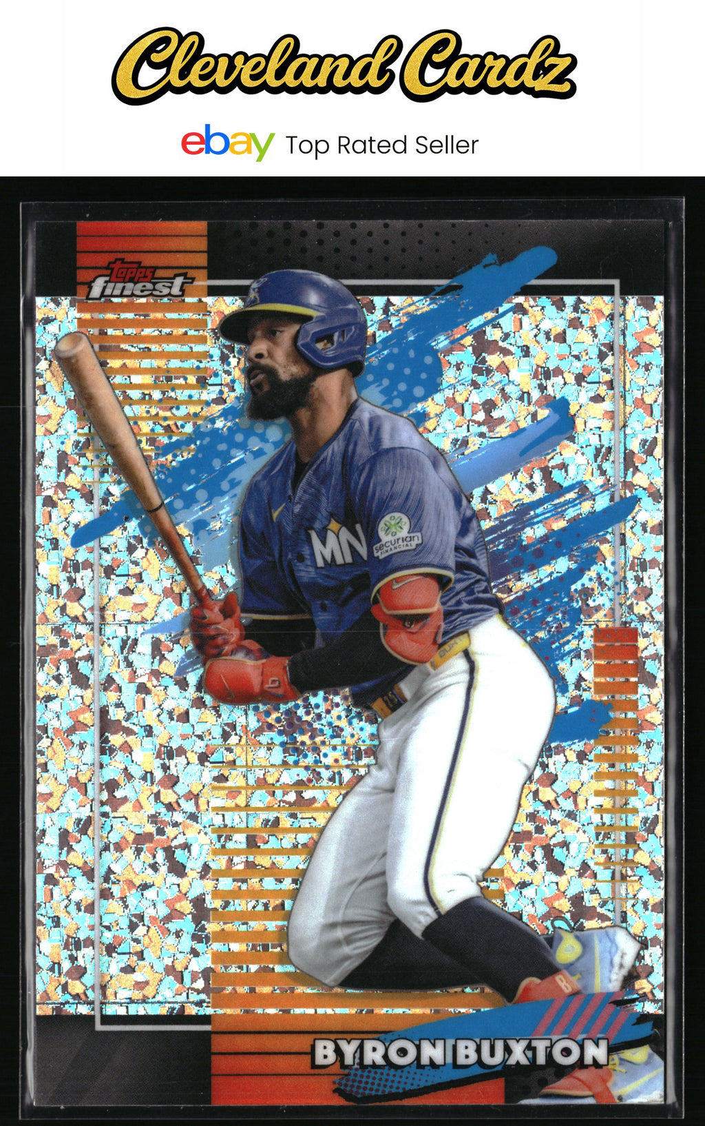 2026 Finest #125 Byron Buxton Mini-Diamond Refractors