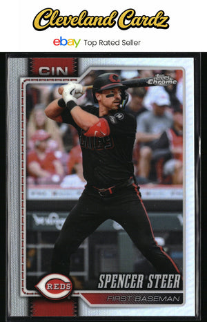 2026 Topps Chrome #40 Spencer Steer Refractors