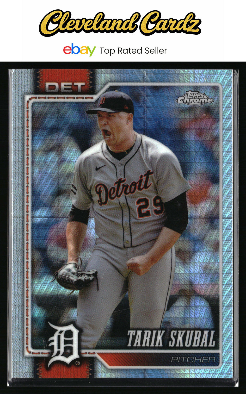 2026 Topps Chrome #50 Tarik Skubal Prism Refractors