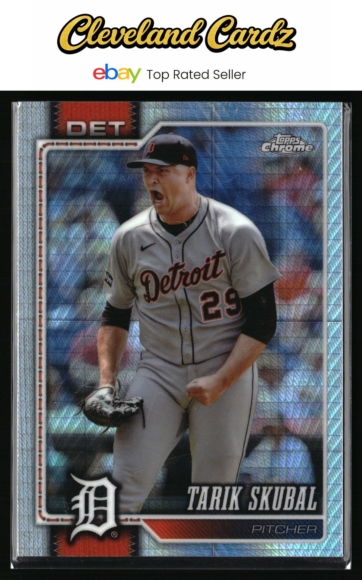 2026 Topps Chrome #50 Tarik Skubal Prism Refractors