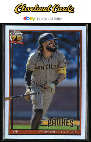 2026 Topps Chrome #91CB-12 Fernando Tatis Jr. 1991 Topps 35th Anniversary