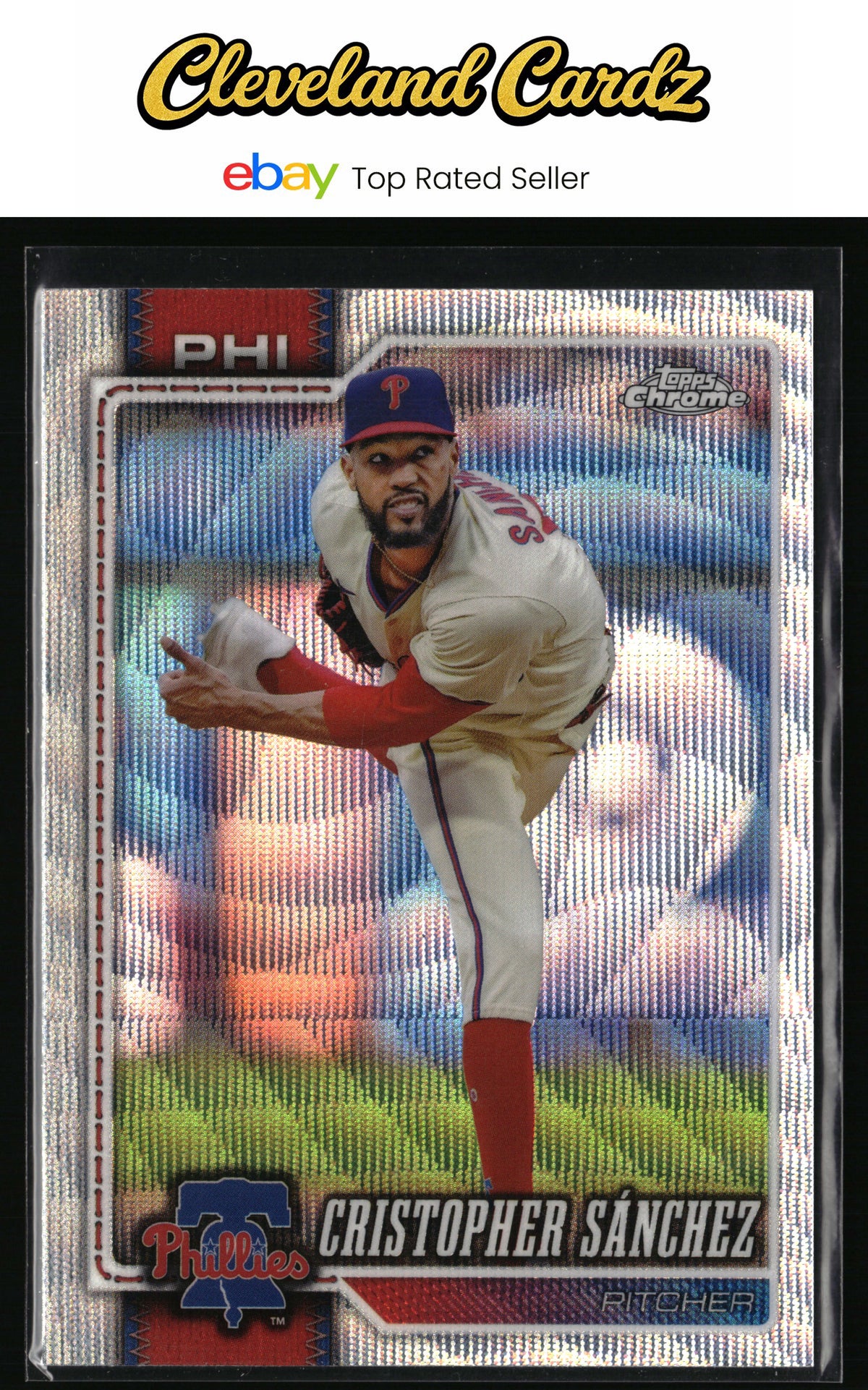 2026 Topps Chrome #270 Cristopher Sánchez Wave Refractors