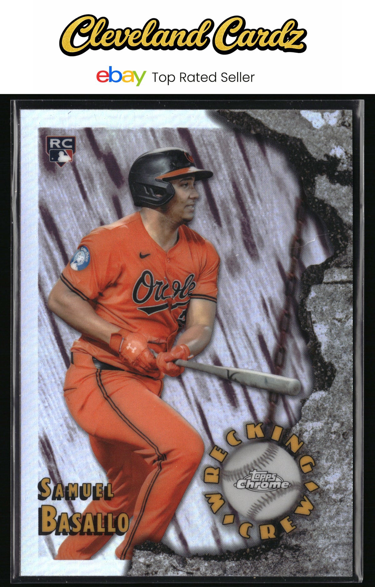 2026 Topps Chrome #WC-24 Samuel Basallo Wrecking Crew