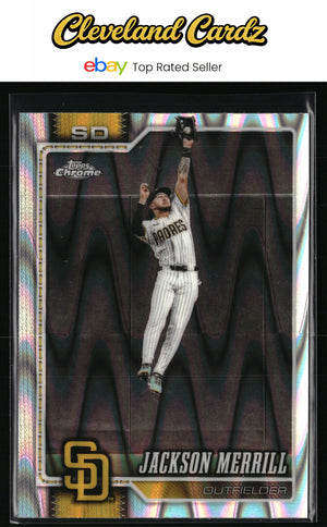 2026 Topps Chrome #137 Jackson Merrill Raywave Refractors