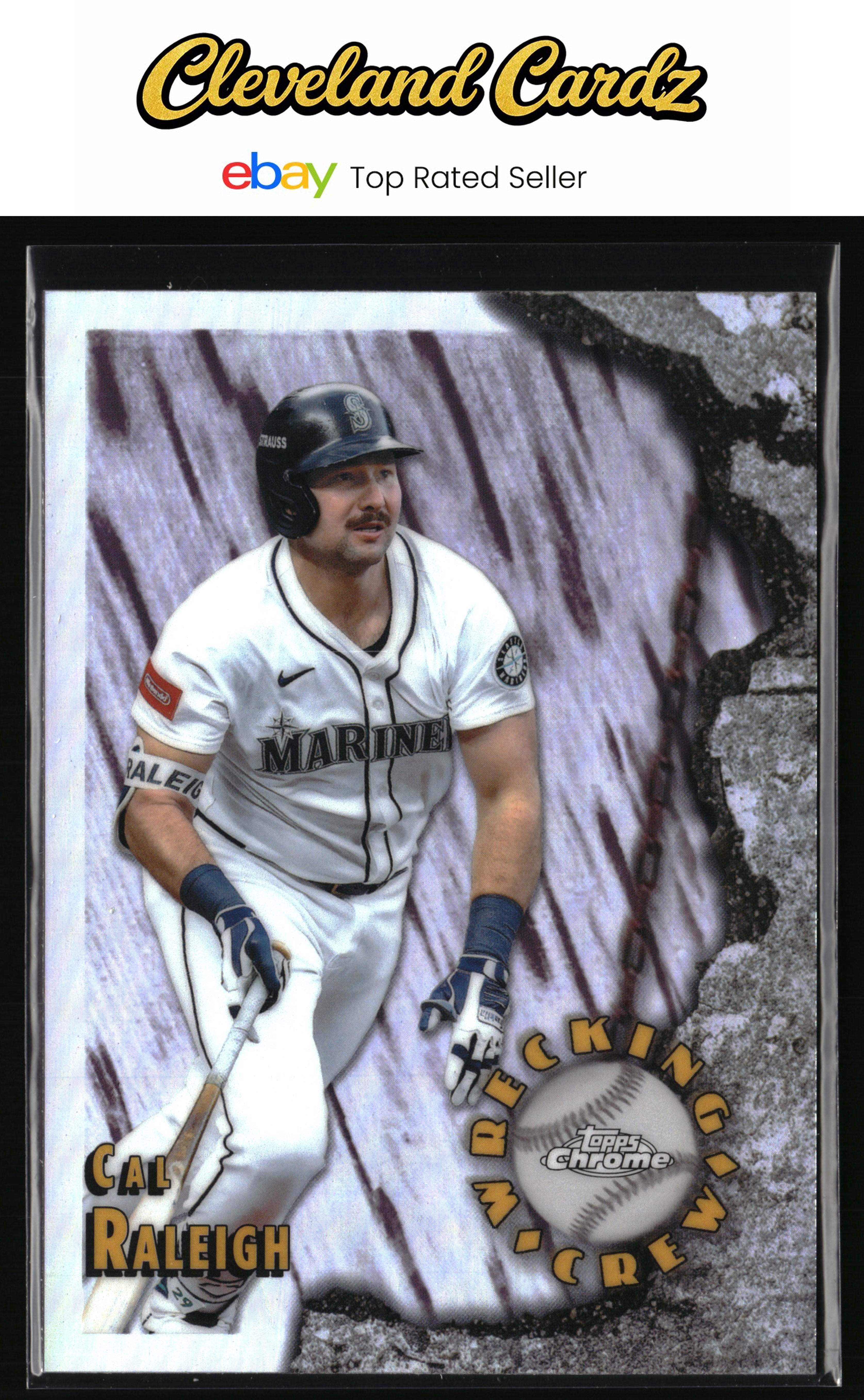 2026 Topps Chrome #WC-5 Cal Raleigh Wrecking Crew