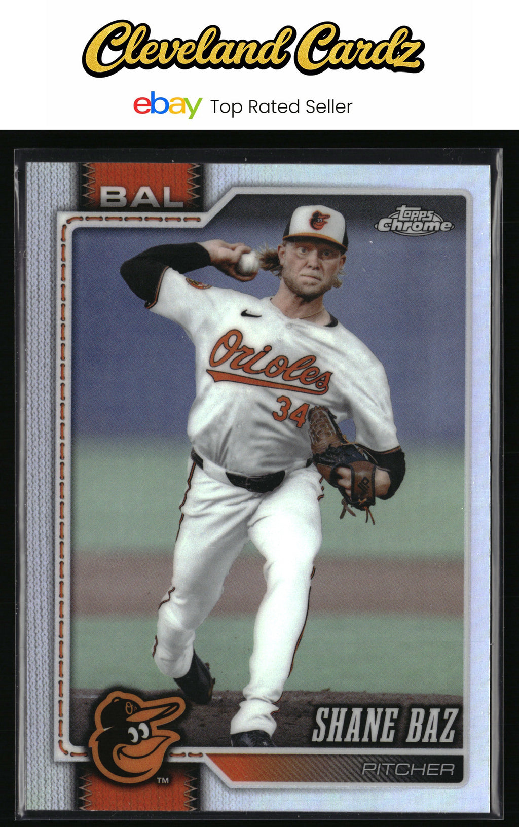 2026 Topps Chrome #114 Shane Baz Refractors