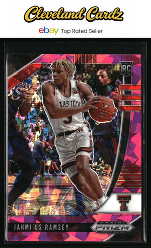 2020 Panini Prizm Draft Picks Collegiate #65 Jahmi'us Ramsey Pink Ice