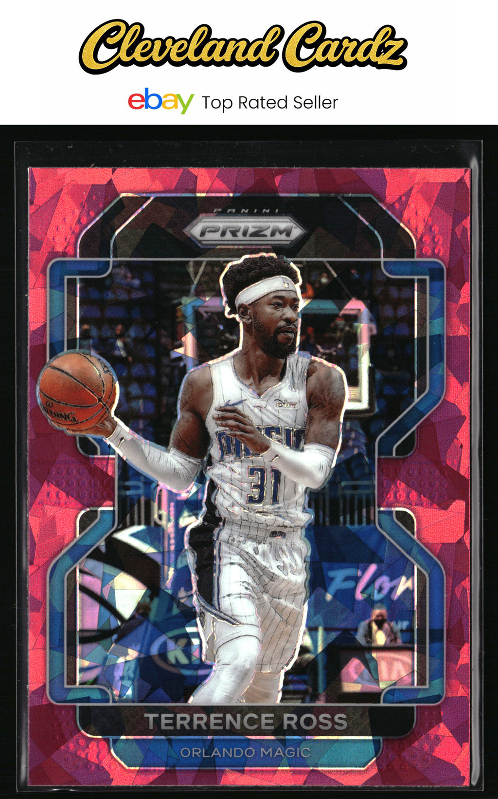 2021-22 Panini Prizm #189 Terrence Ross Pink Ice