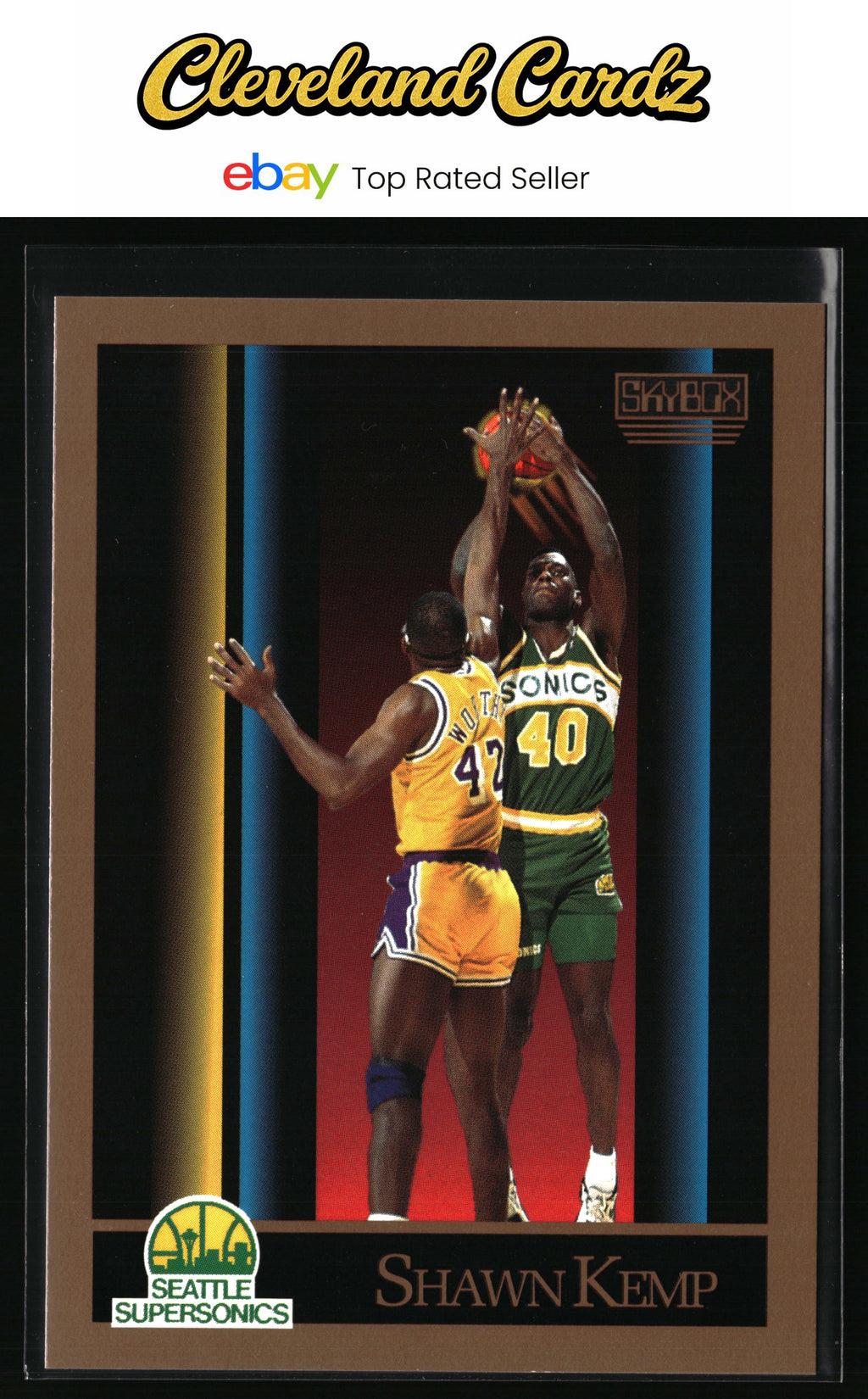 1990-91 SkyBox #268 Shawn Kemp