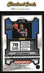 2023-24 Panini Prizm Monopoly #65 Jett Howard Purple