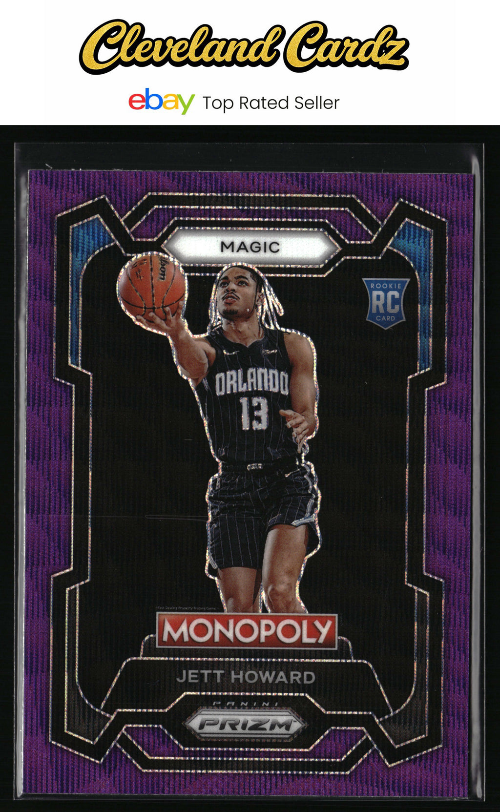 2023-24 Panini Prizm Monopoly #65 Jett Howard Purple