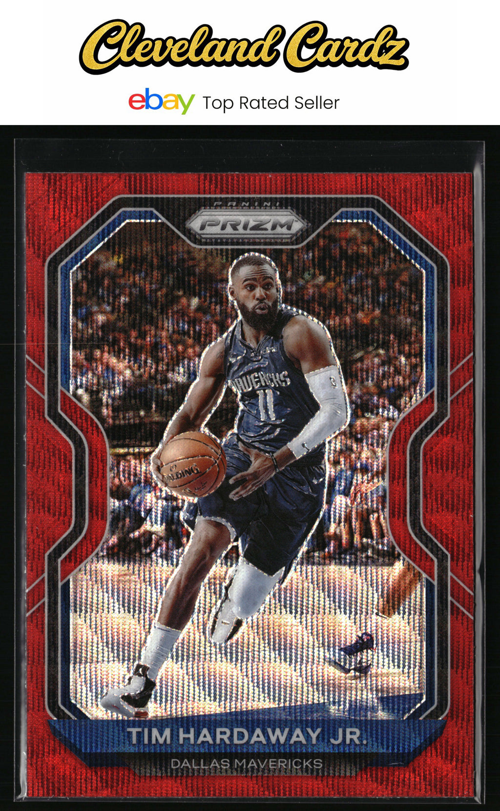 2020-21 Panini Prizm #52 Tim Hardaway Jr. Ruby Wave Prizms