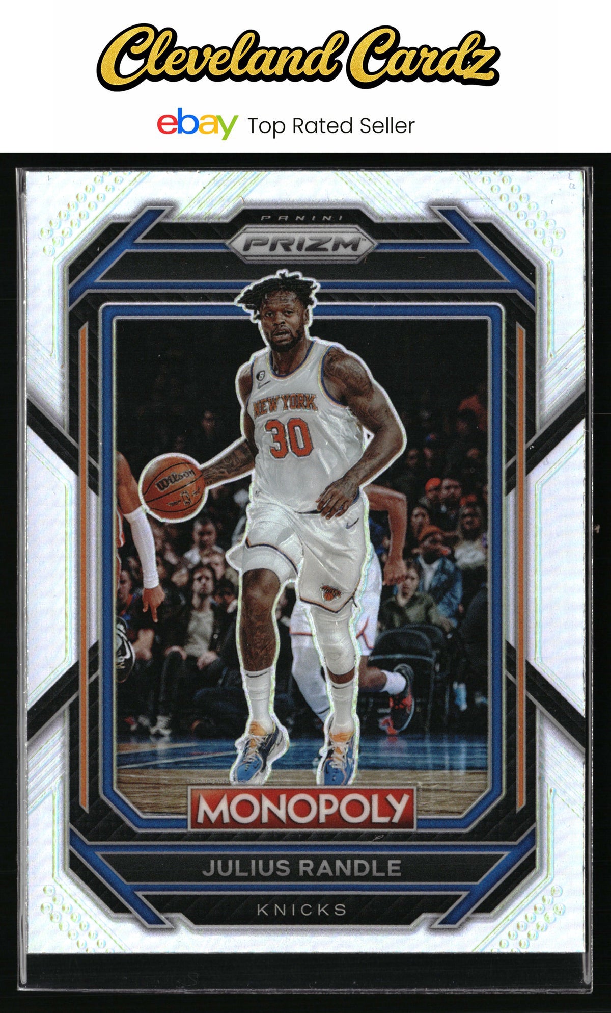 2022-23 Panini Prizm Monopoly #58 Julius Randle Silver
