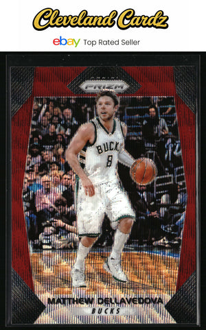 2017-18 Panini Prizm #189 Matthew Dellavedova Prizms Ruby Wave