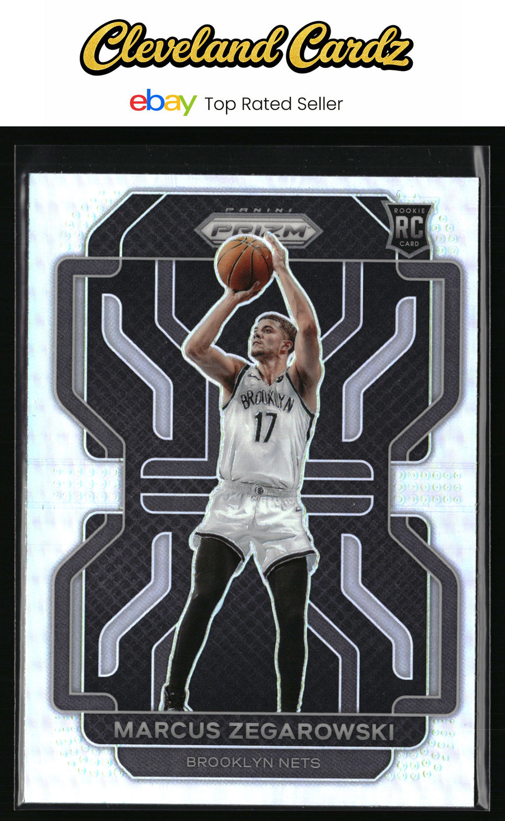 2021-22 Panini Prizm #300 Marcus Zegarowski Silver