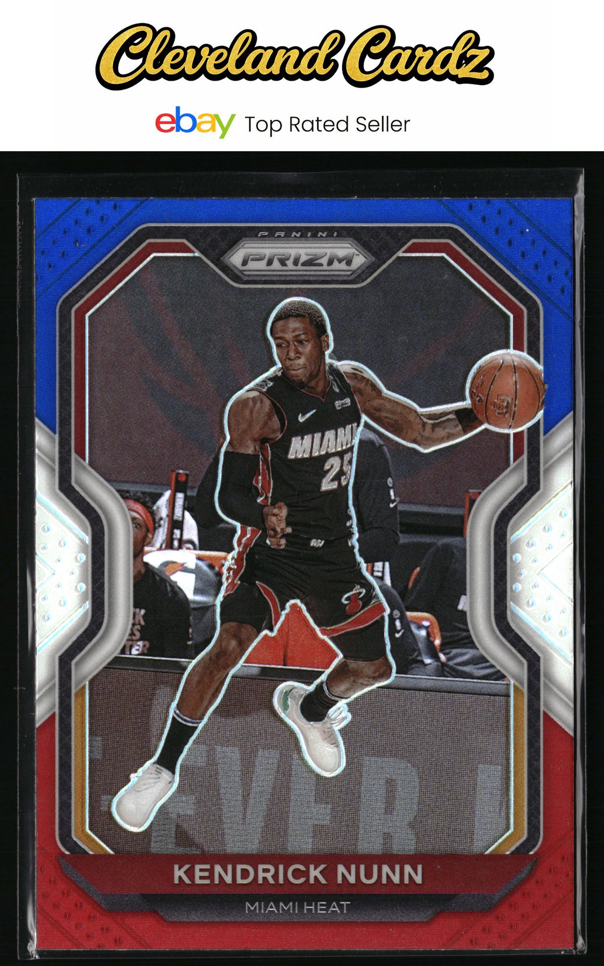2020-21 Panini Prizm #213 Kendrick Nunn Red, White and Blue Prizms