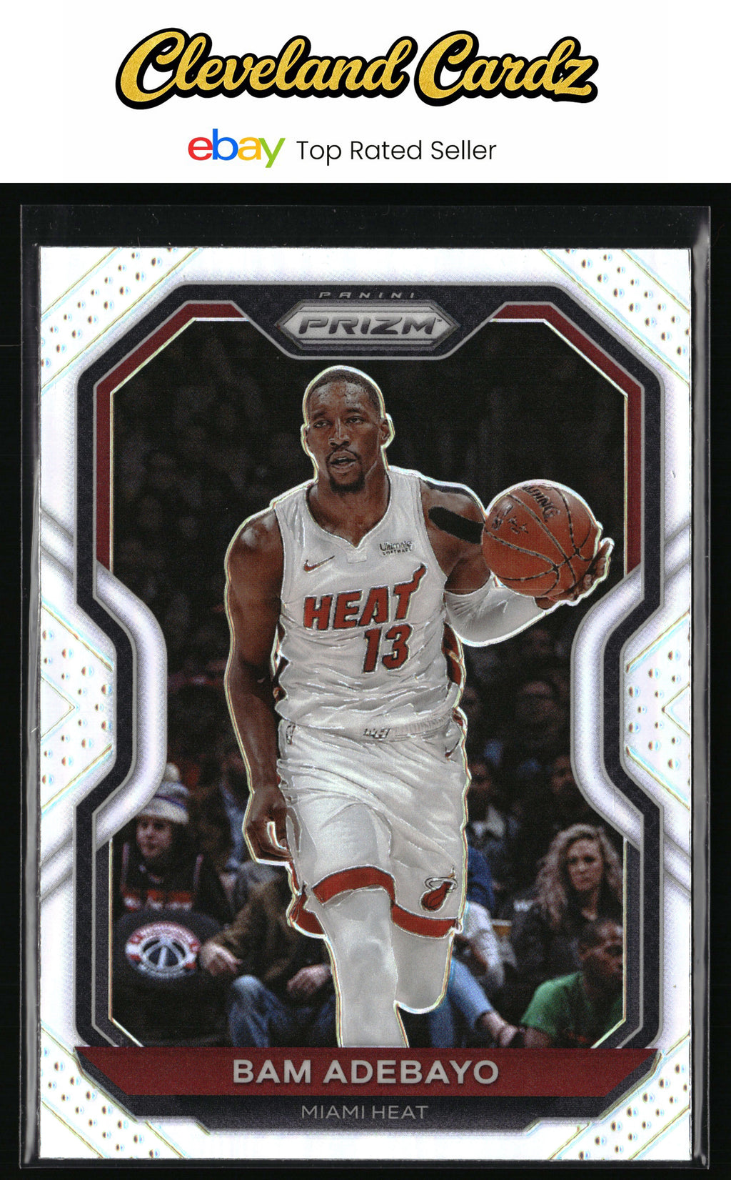 2020-21 Panini Prizm #138 Bam Adebayo Silver Prizms