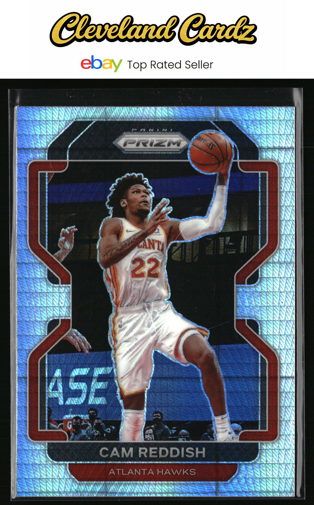 2021-22 Panini Prizm #21 Cam Reddish Hyper