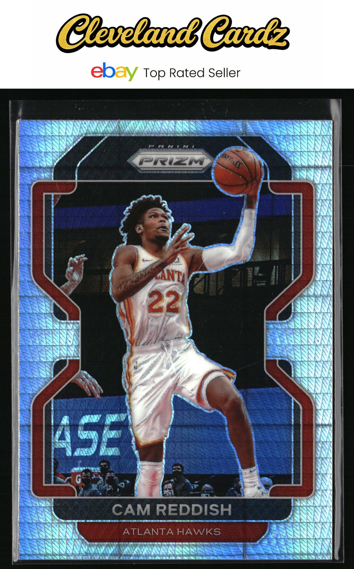 2021-22 Panini Prizm #21 Cam Reddish Hyper
